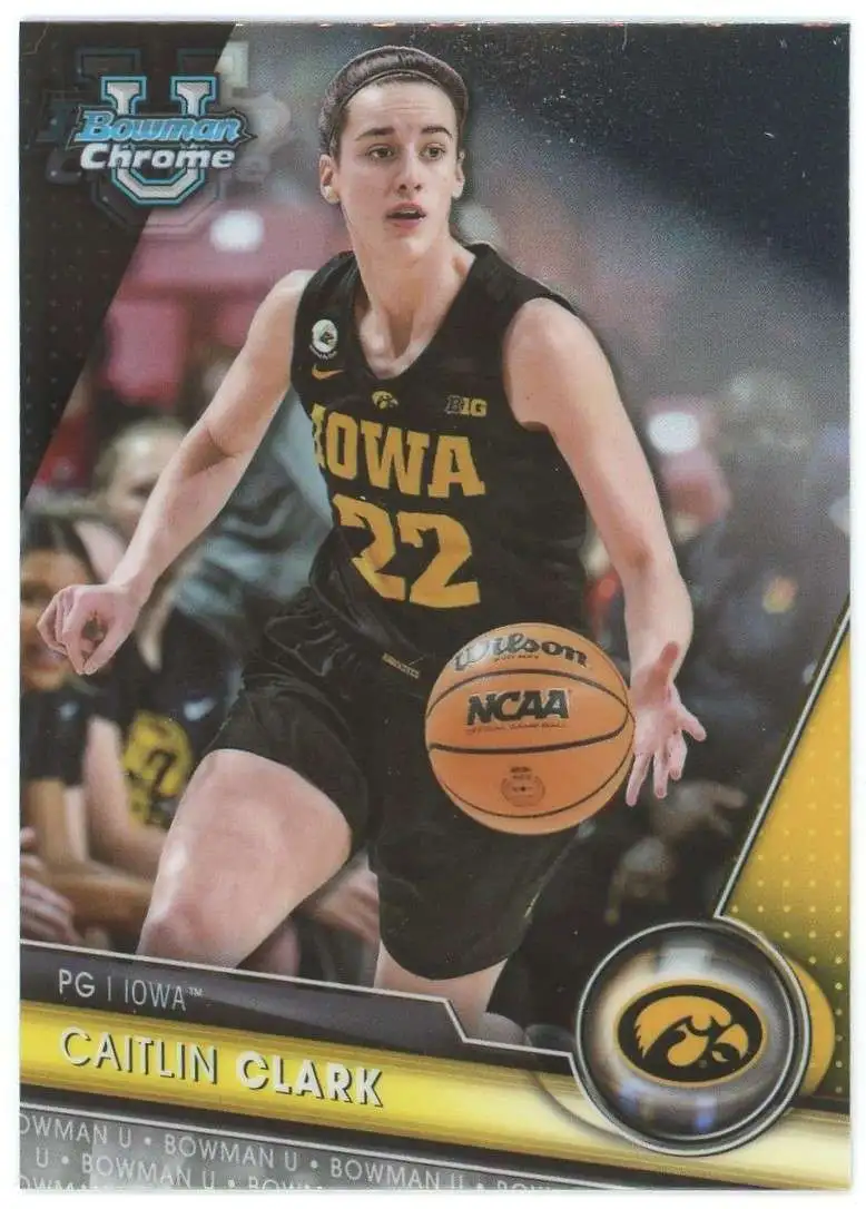 WNBA 2023-24 Bowman Chrome University Caitlin Clark #34