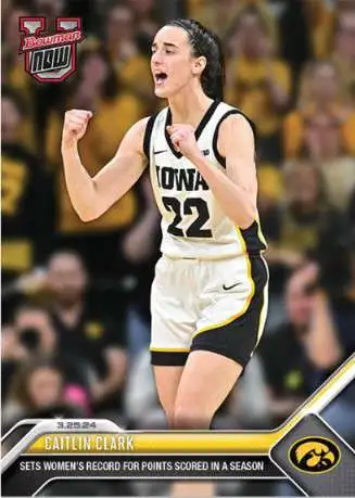 Topps Iowa Hawkeyes 2023-24 Bowman U NOW Basketball Single Topps Iowa Hawkeyes 2023-24 Bowman U NOW Basketball Single