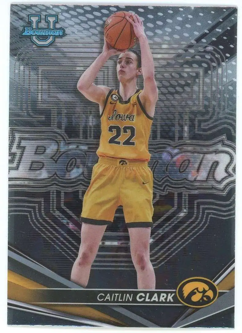 WNBA 2022-23 Bowman Best Chrome University Caitlin Clark #50