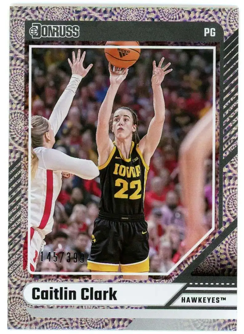 WNBA 2024 Panini Caitlin Clark Collection Vortex 145/399 Caitlin Clark #9