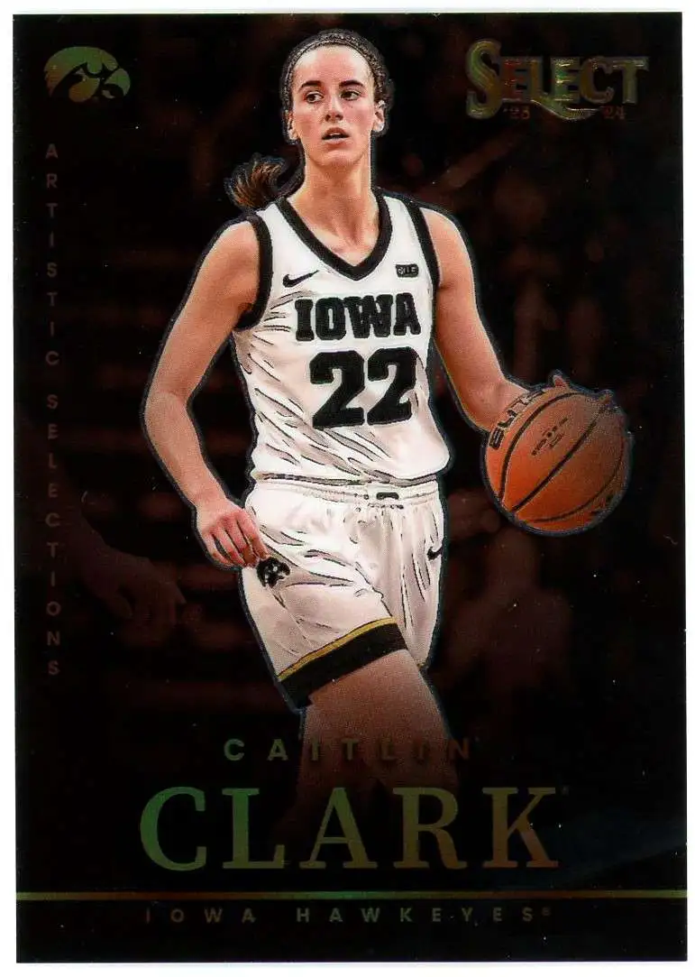 WNBA 2024 Panini Caitlin Clark Collection Select Artistic Impressions Caitlin Clark AS2