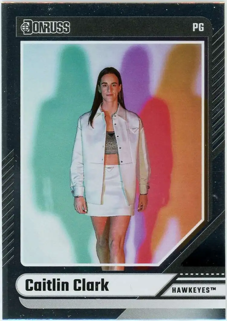 NCAA 2024 Panini Caitlin Clark Collection Metalized Donruss Caitlin Clark #1