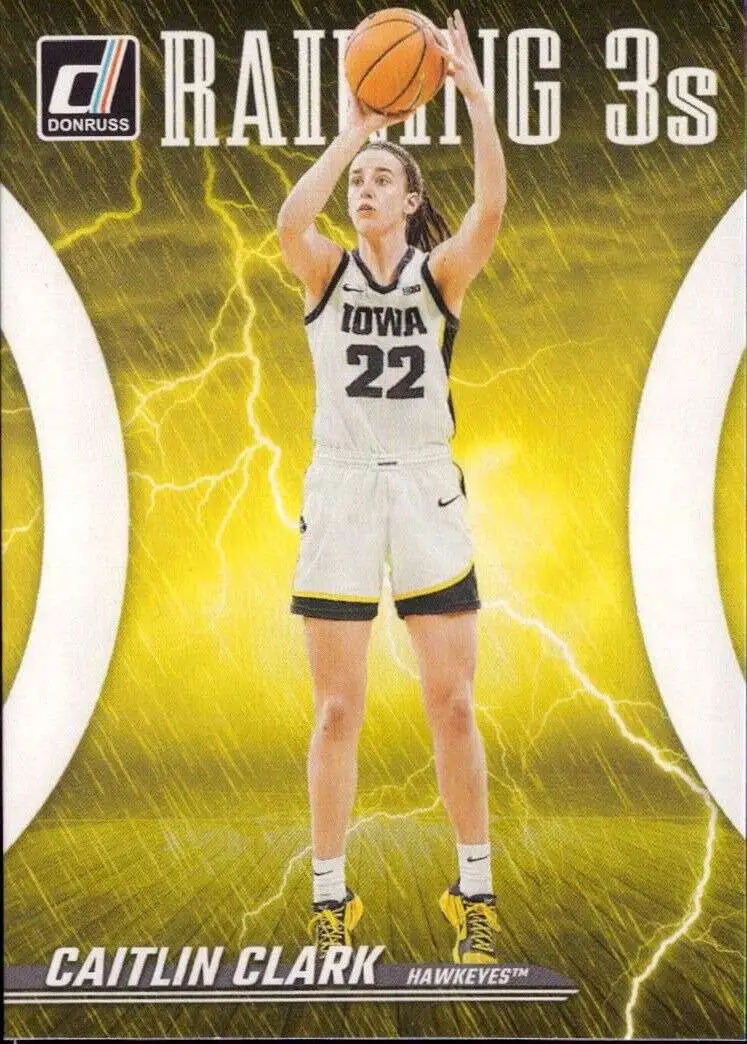 WNBA 2024 Panini Caitlin Clark Collection Raining 3s Caitlin Clark R1