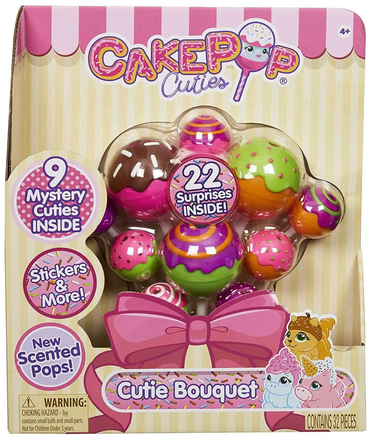Set of 2 sweet & cute CAKEPOP Cuties!