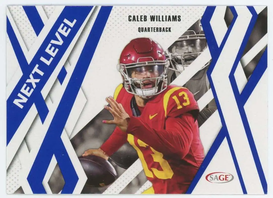 NFL 2024 Sage High Series Blue Next Level Caleb Williams #88 [Rookie]