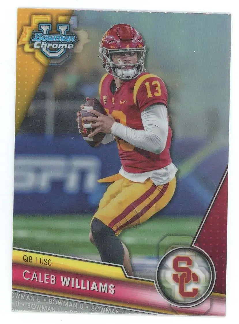 NFL 2023 Bowman Chrome U Refractor Caleb Williams #1 [Rookie]