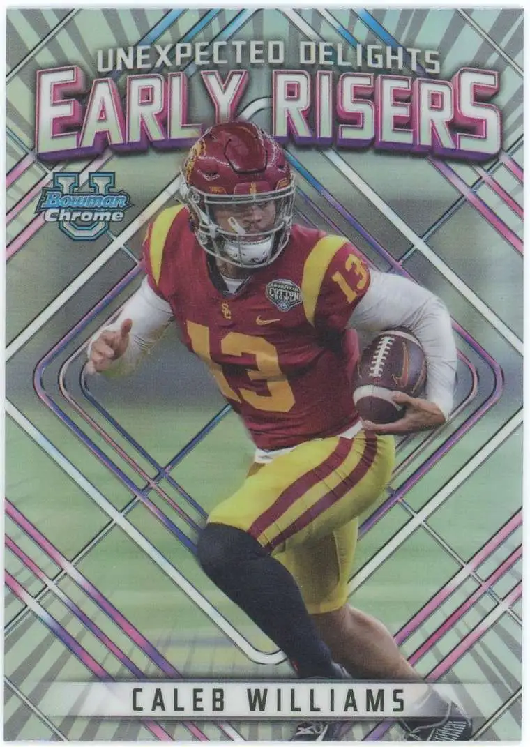 NFL 2023 Bowman Chrome U Caleb Williams ER-1 [Rookie, Early Risers]