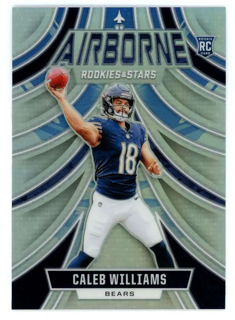 NFL 2024 Panini Rookies & Stars Football Airborne Caleb Williams A-CWS [Rookie]