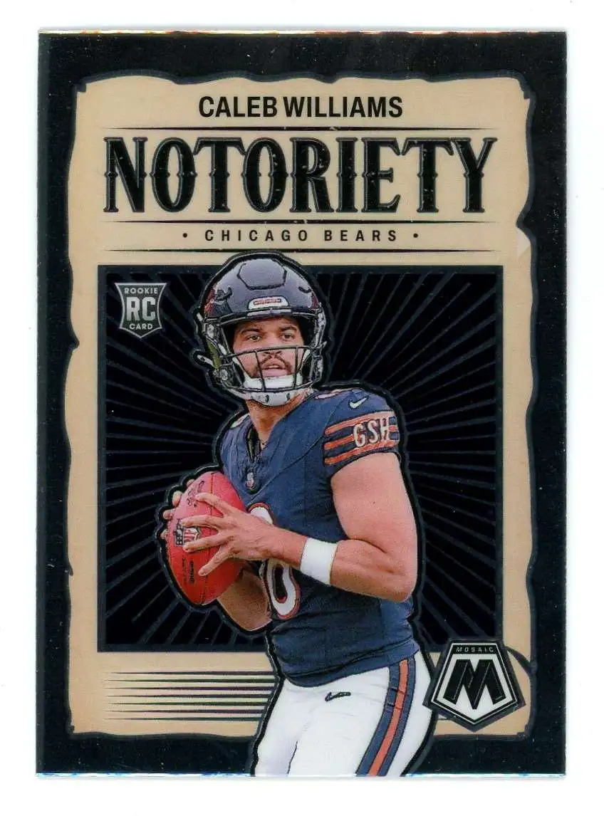 NFL 2024 Panini Mosaic Football Notoriety Caleb Williams #18 [Rookie]