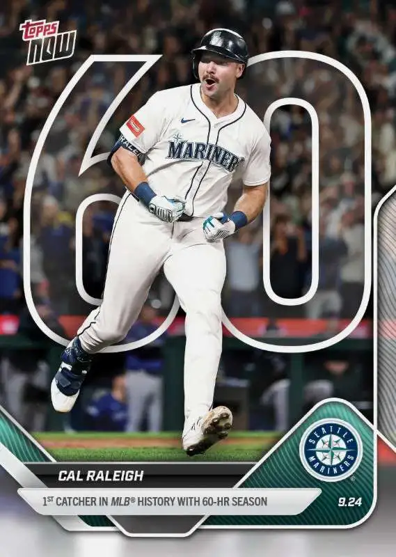 MLB Seattle Mariners 2025 Topps NOW Baseball Cal Raleigh #765