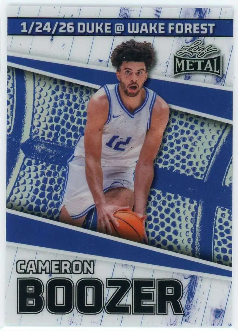 NCAA 2026 Leaf Metal Basketball /29 Cameron Boozer #37
