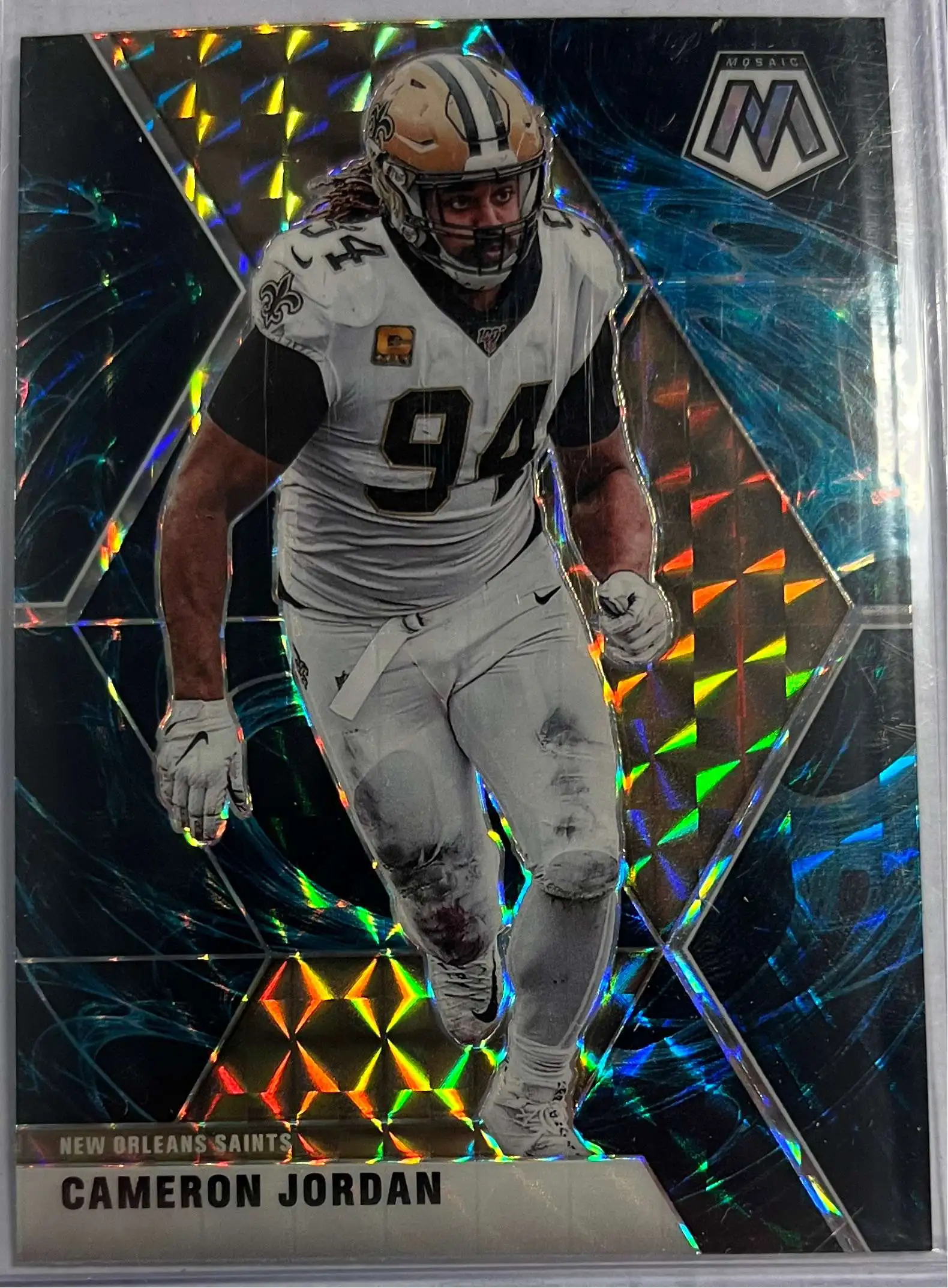 NFL 2020 Mosaic Football Cameron Jordan Trading Card 147 Genesis