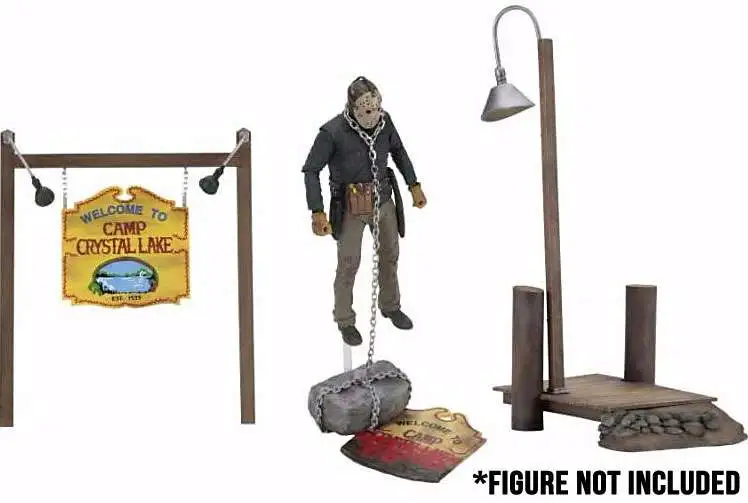 NECA Friday the 13th Camp Crystal Lake 7-Inch Accessory Set [Action Figure Not Included!]