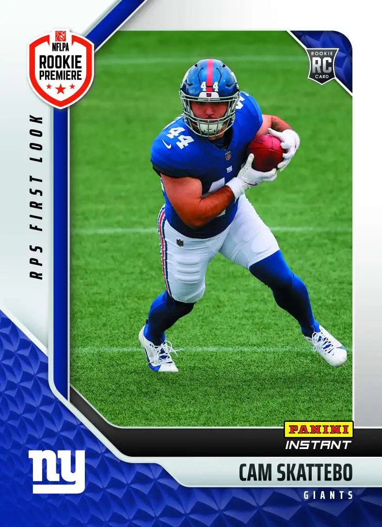 NFL New York Giants 2025 Instant RPS First Look Football Cam Skattebo RPSFL-3 [Rookie]