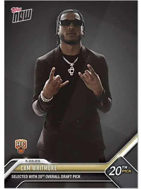 NBA Houston Rockets 2023 NOW Basketball Cam Whitmore D8 [Rookie Card]