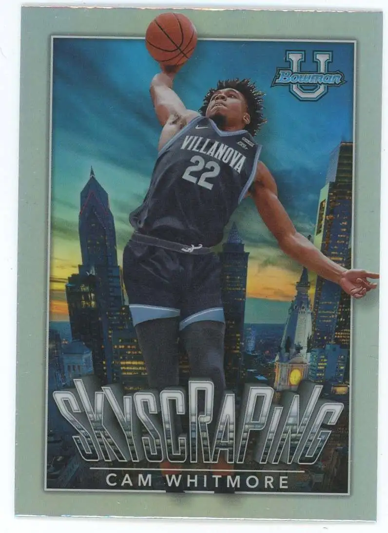 NBA 2022-23 Bowman University Chrome Refractor Cam Whitmore S-12 [Rookie, Skyscraping]
