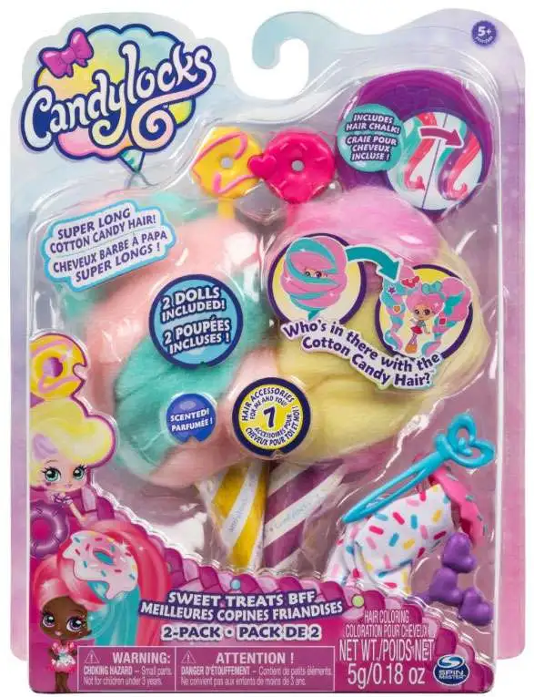 CANDYLOCKS SWEET TREATS BFF 2 PACK CHOICE OF 4 STYLES GIRLS PLAYSET GIFT NEW 