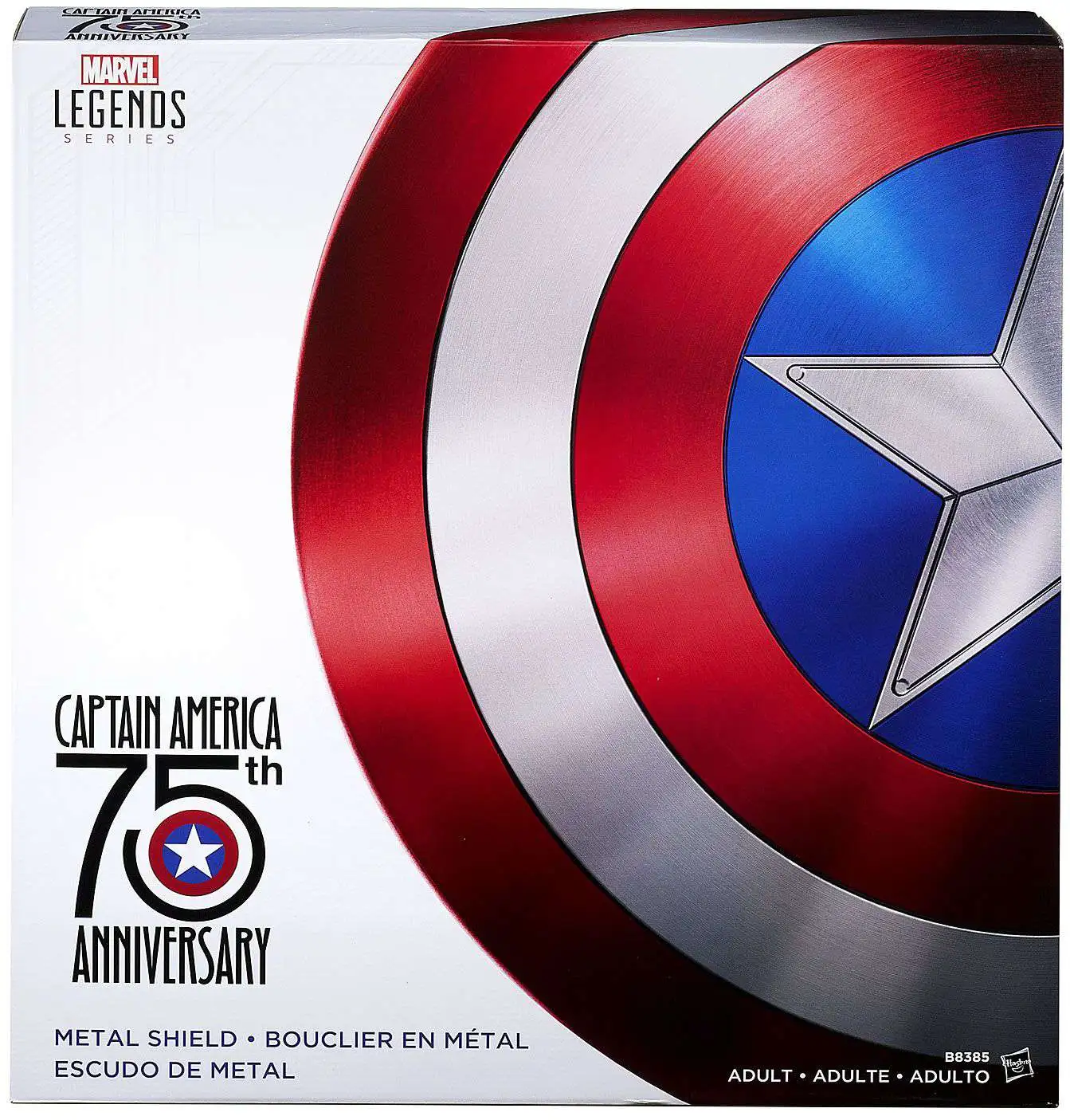 Marvel Legends 75th Anniversary Captain America 1:1 Metal Shield Cosplay Props 
