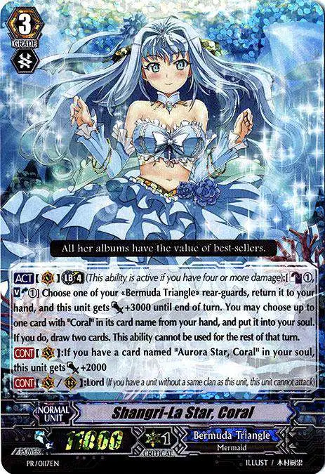 Cardfight Vanguard Promo Shangri-La Idol, Coral #0117EN