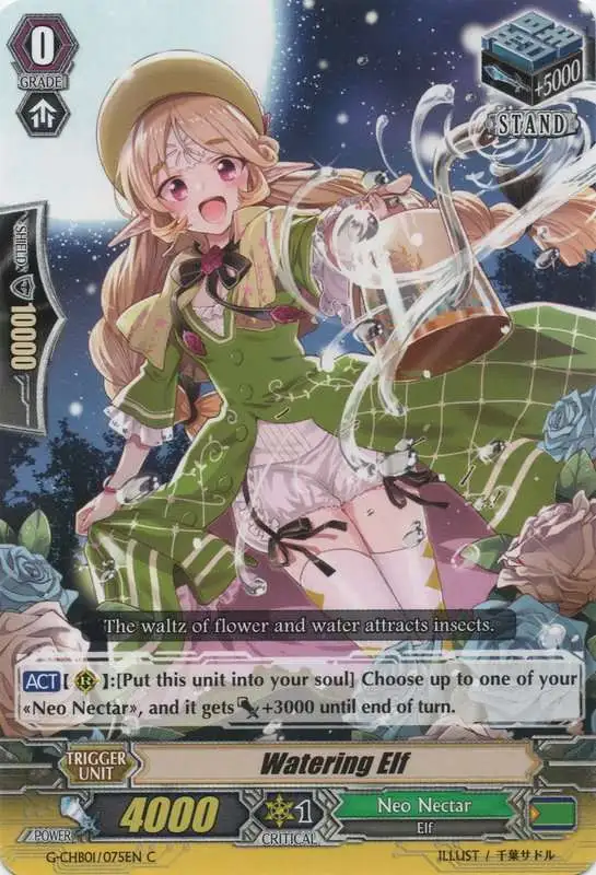 Cardfight Vanguard The Mysterious Fortune Common Watering Elf V-EB10/066
