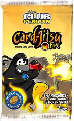 Club Penguin Card-Jitsu Trading Card Game Fire Series 3 Booster