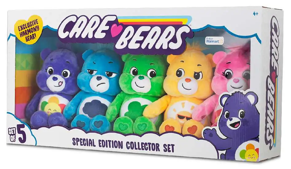 Care Bears Special Edition Collector Set Of 5 9in Size Exclusive Harmony Bear 