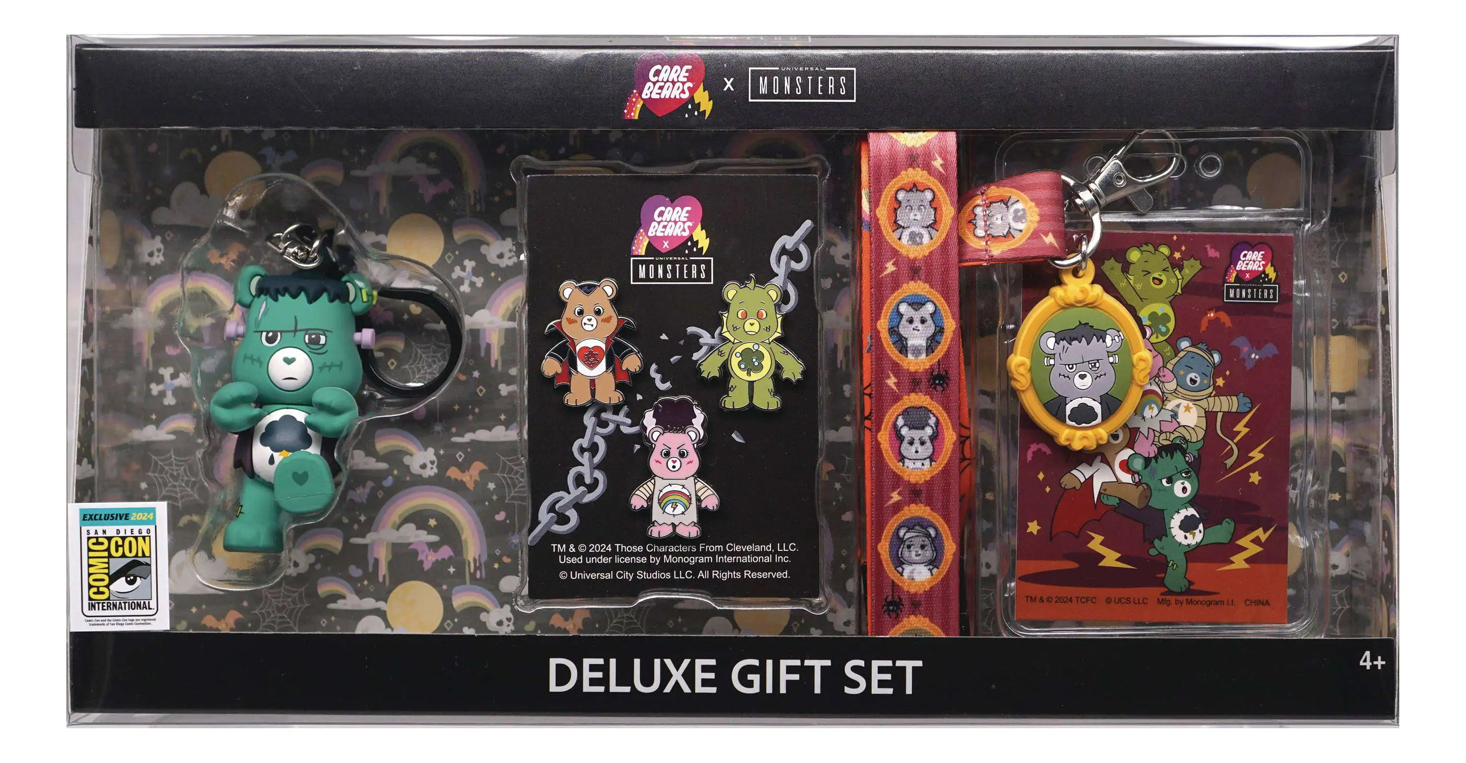 3D Figural Foam Clip Care Bears X Monsters Deluxe Gift Set
