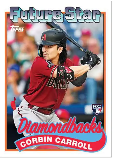 MLB Arizona Diamondbacks 2023 Throwback Thursday Baseball Single Card Corbin  Carroll 108 Rookie, 1989 Future Stars - ToyWiz