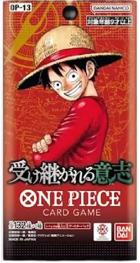 OP-13 ONE PIECE CARD GAME 2ボックステープつき One Piece Trading Card Game Inherited Will Booster Box OP-13