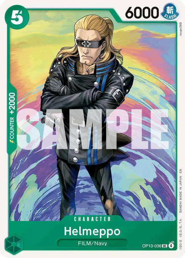 One Piece Trading Card Game Carrying On His Will Uncommon Helmeppo OP13-036