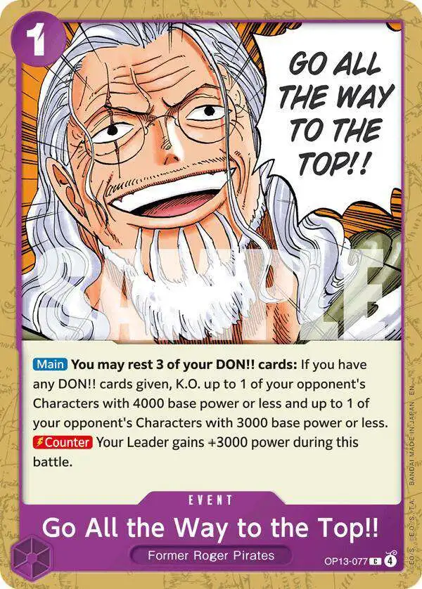 one piece card game top cards One Piece Card Game