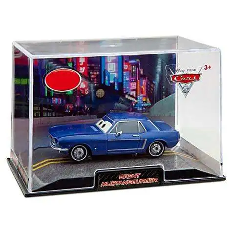 Disney / Pixar Cars Cars 2 1:43 Collectors Case Brent Mustangburger Exclusive Diecast Car