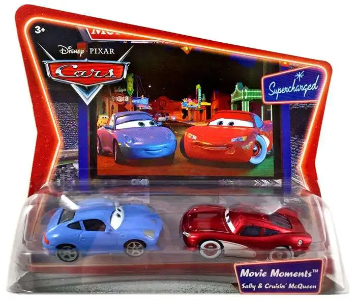Disney / Pixar Cars Supercharged Movie Moments Sally & Cruisin' McQueen  Diecast Car 2-Pack