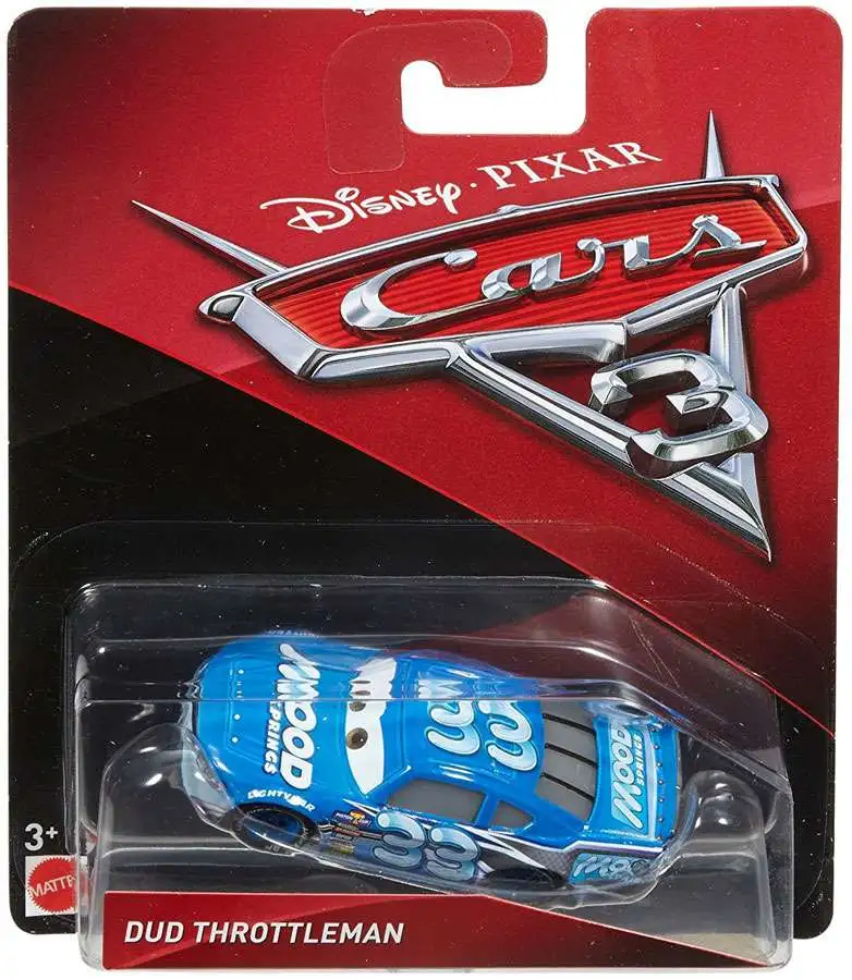 Disney / Pixar Cars Cars 3 Dud Throttleman Diecast Car [Damaged Package]