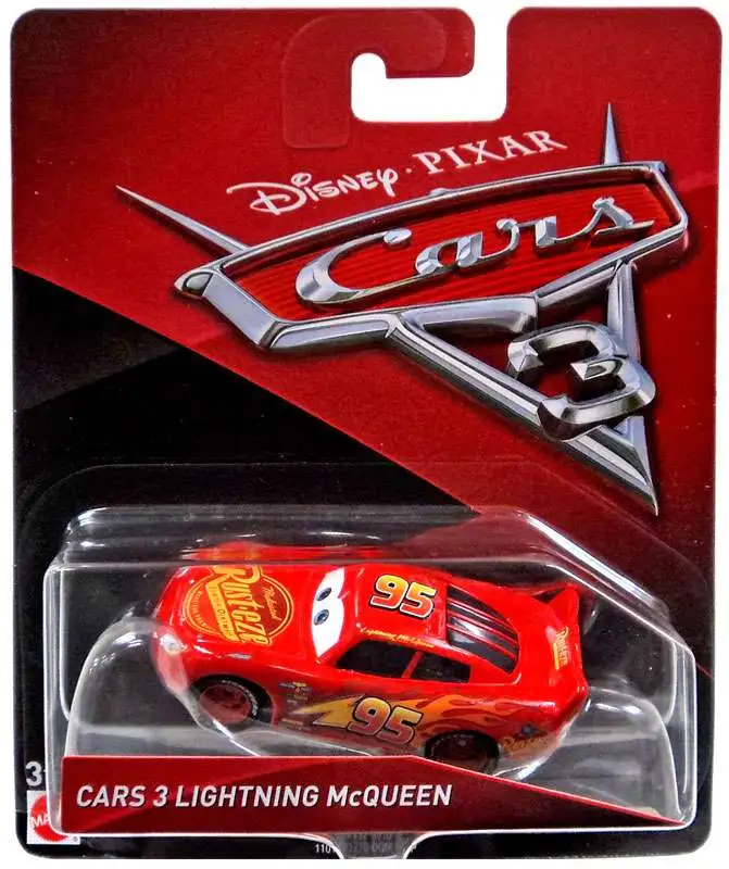 Disney / Pixar Cars Cars 3 Lightning McQueen Diecast Car [Damaged Package]