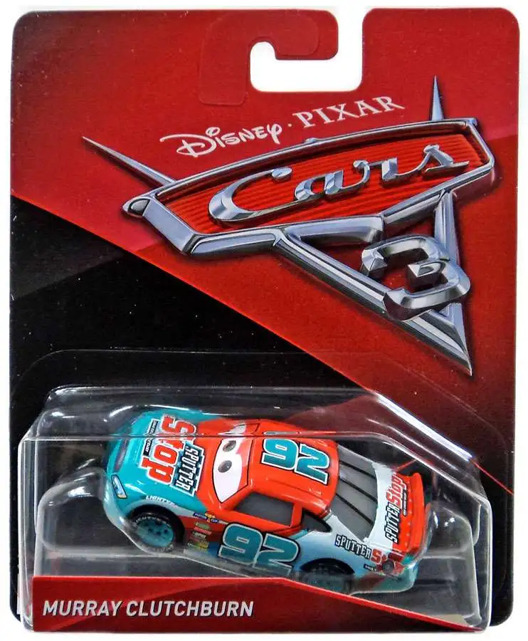 Mattel Disney Pixar Cars 3 Piston cup Murray Clutchbum Toy Car 1:55 New Loose 