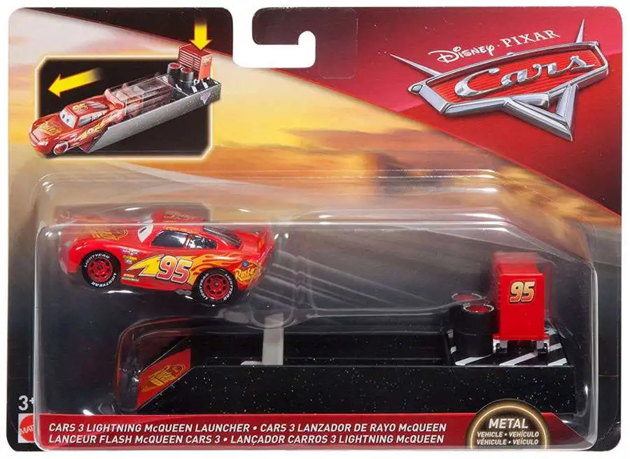 Disney Pixar's Cars Lightning McQueen Die-Cast Launcher and Car by