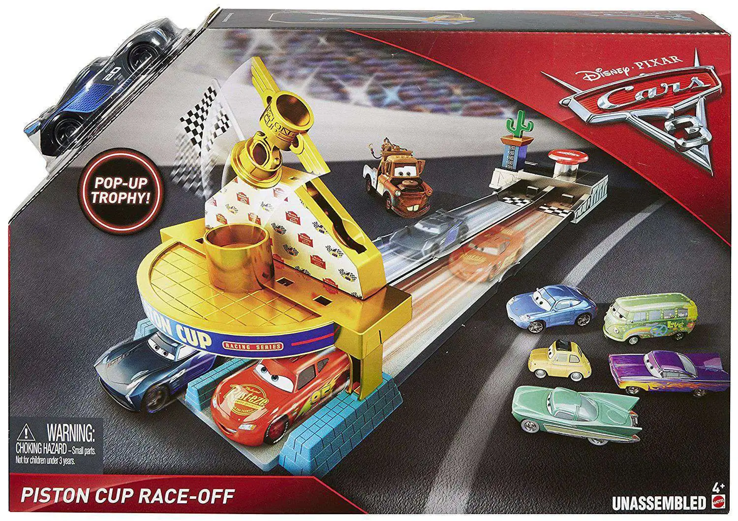 Disney / Pixar Cars Cars 3 Piston Cup Race-Off Playset [Jackson Storm!]