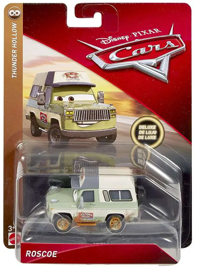 Disney / Pixar Cars Cars 3 Deluxe Oversized Roscoe Diecast Car [Thunder Hollow, Damaged Package]