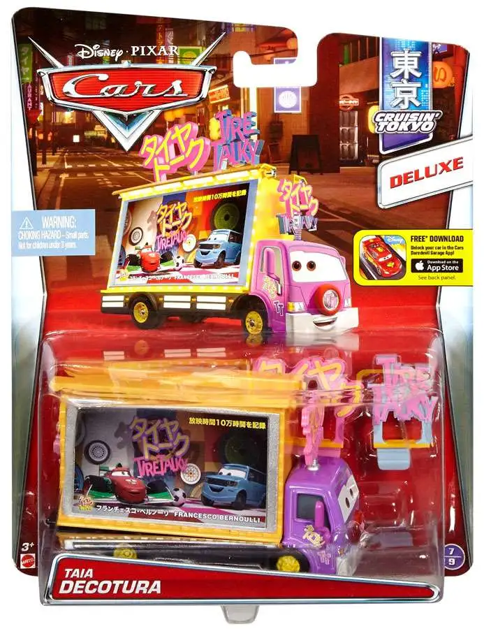 Disney / Pixar Cars Cruisin' Tokyo Taia Decotura Diecast Car #7/9
