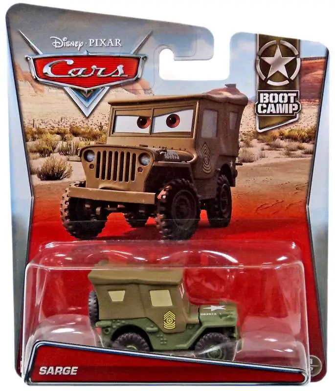 Disney / Pixar Cars Boot Camp Sarge Diecast Car #1/2 [Loose]