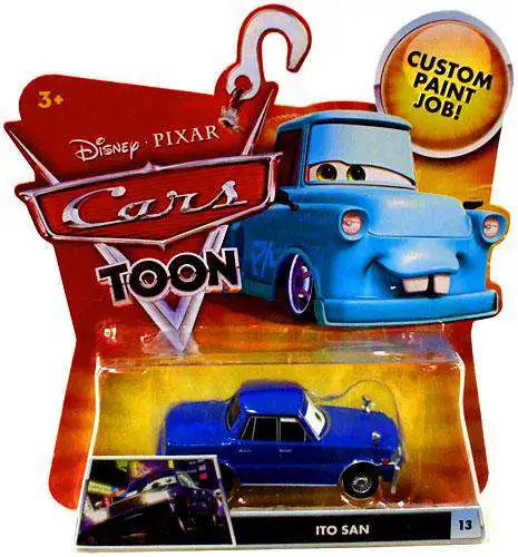 Disney / Pixar Cars Cars Toon Main Series Ito San Diecast Car #13 [Damaged Package]