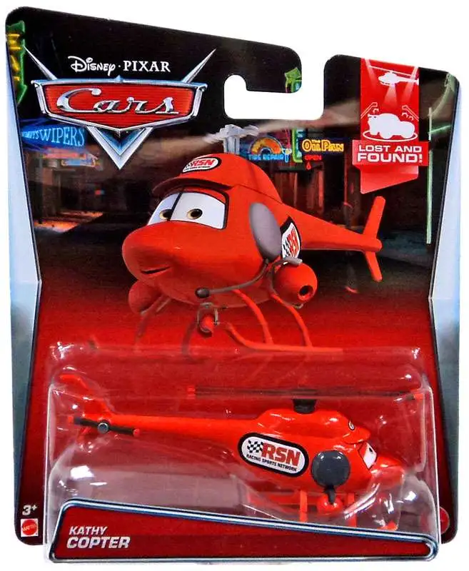 Disney / Pixar Cars Lost and Found Kathy Copter Diecast Car #8/8