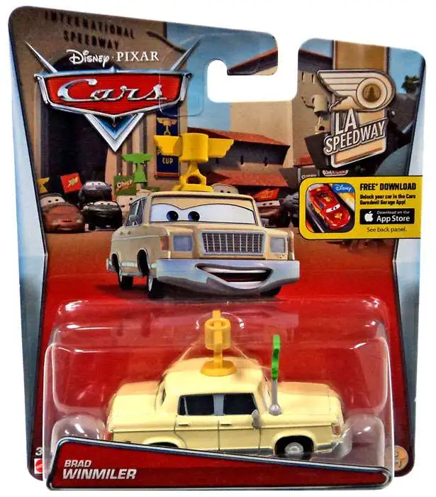 Disney / Pixar Cars LA Speedway Brad Winmiler Diecast Car #8/11 [Loose]