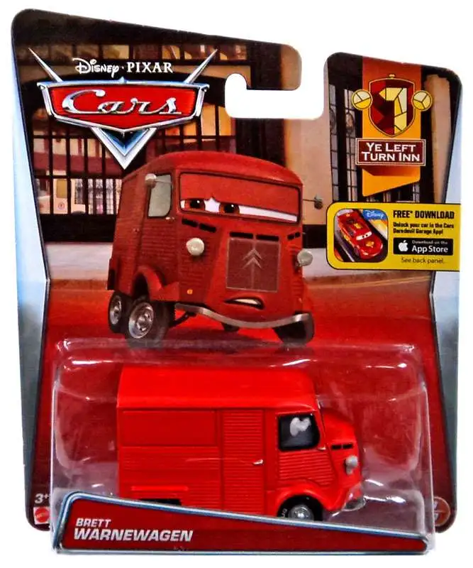 Disney / Pixar Cars Ye Left Turn Inn Brett Warnewagan Diecast Car #7/7