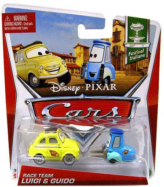 Disney / Pixar Cars Series 3 Race Team Luigi & Guido Diecast Car 2-Pack