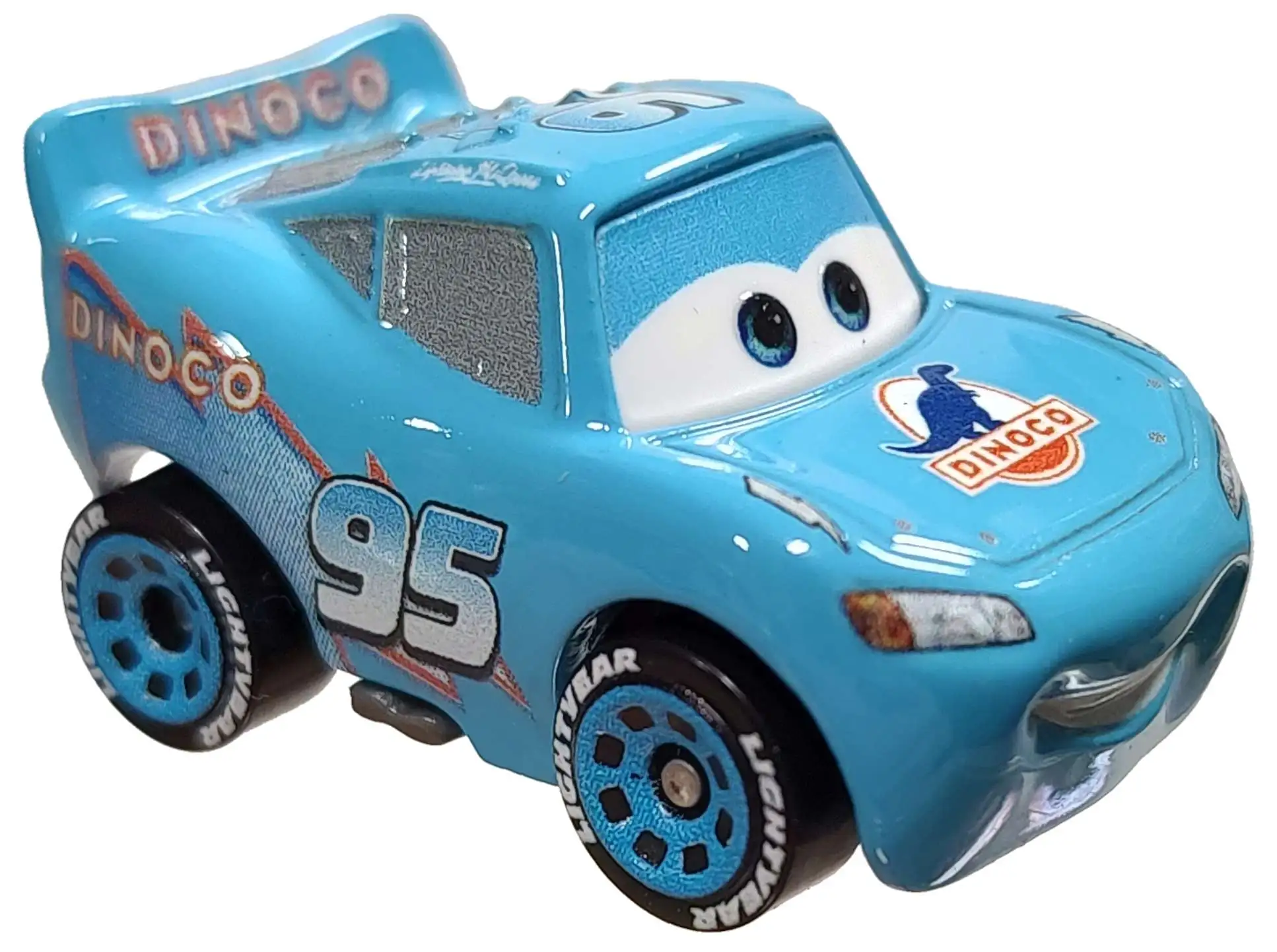 Disney Pixar Cars Metal Mini Racers Series 4 Dinoco Lightning Mcqueen Die  Cast Car Loose Mattel Toys - ToyWiz