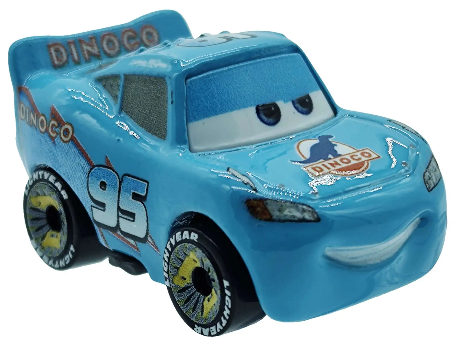 Mattel Disney Cars Dinoco Lightning McQueen (& Comparison of All Dinoco  Racers) Die-cast 