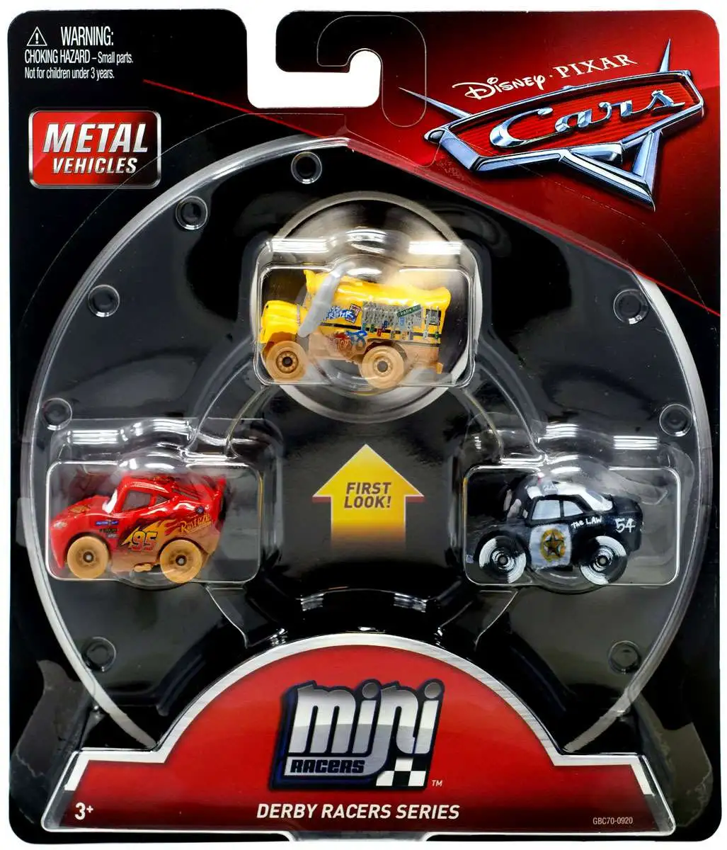 Disney Cars Metal Mini Racers (2019) Mattel Metallic Lightning