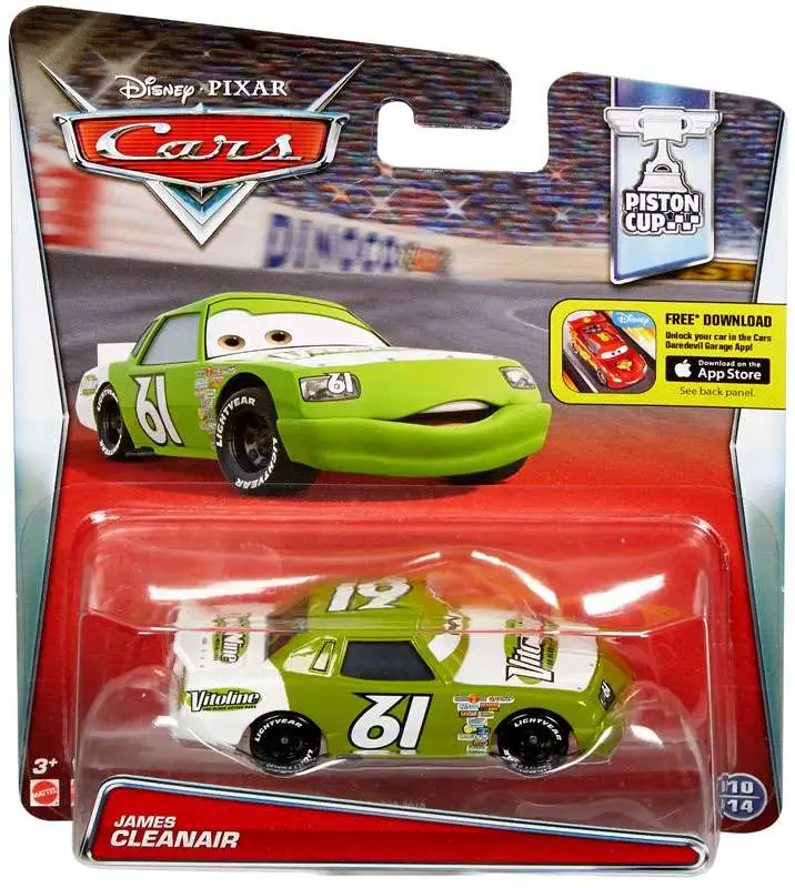 Disney Pixar Cars Piston Cup James Cleanair 155 Diecast Car 1014 Loose Mattel Toys ToyWiz